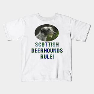 Scottish Deerhounds Rule! Kids T-Shirt